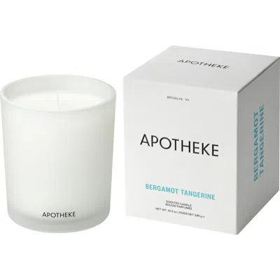 Apotheke Bergamot Tangerine Classic Scented Candle In White