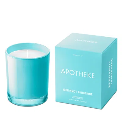 Apotheke Bergamot Tangerine Petite Scented Candle 5 Oz. In Blue
