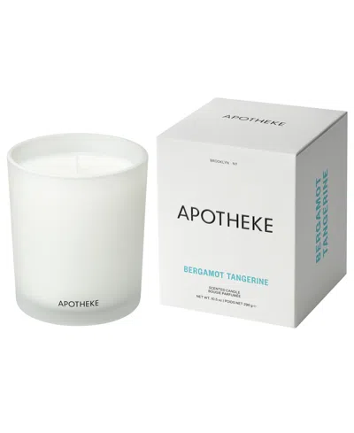 Apotheke Bergamot Tangerine Scented Candle, 10.5 Oz. In White