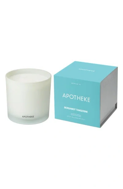 Apotheke Bergamot Tangerine Three-wick Scented Candle In White