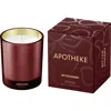 Apotheke Bitter Cherry Petite Scented Candle In Red