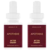 Apotheke Bitter Cherry Pura Smart Scent Fragrance Refill, Set Of 2