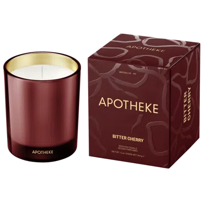 APOTHEKE BITTER CHERRY SCENTED CANDLE - 5 OZ. PETITE CANDLE