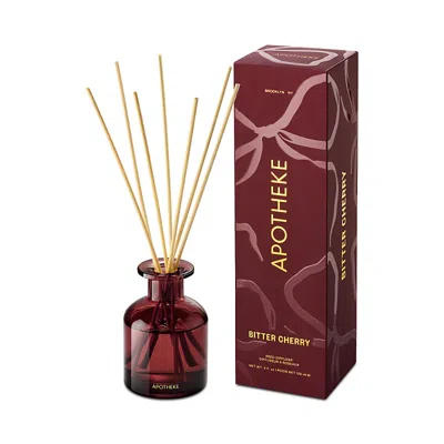 Apotheke Bitter Cherry Translucent Reed Diffuser 4 Fl. Oz. In Burgundy