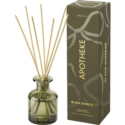 Apotheke Black Cypress Reed Diffuser In Green