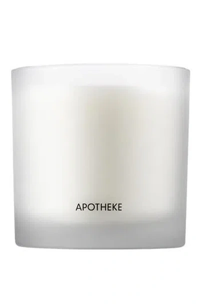 Apotheke Black Iris Oak Three-wick Scented Candle In White
