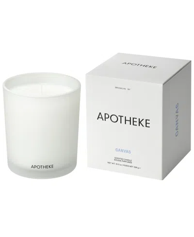 Apotheke Canvas Classic Scented Candle, 10.5 Oz. In White
