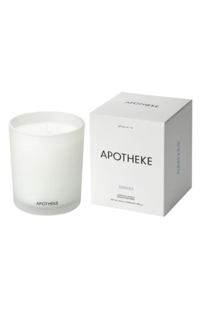Apotheke Canvas Classic Scented Candle In White