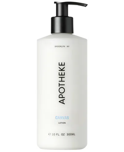 Apotheke Canvas Hand & Body Lotion, 10 Oz. In White