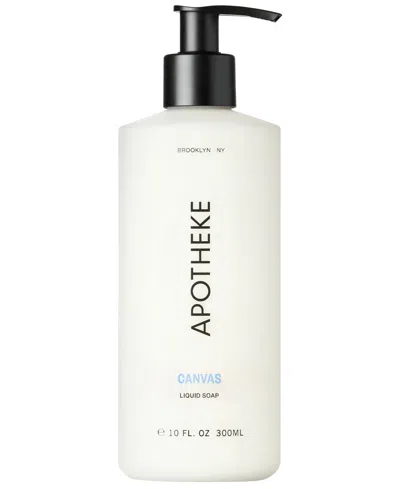Apotheke Canvas Liquid Soap, 10 Oz. In White