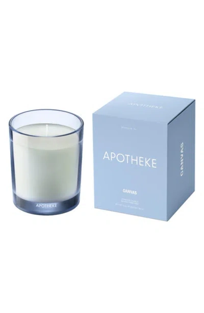 Apotheke Canvas Petite Scented Candle In White