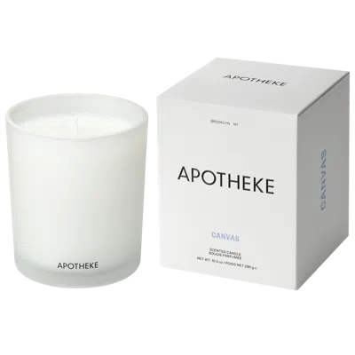 Apotheke Canvas Scented Candle - 10.5 Oz. Classic Scented Candle In White
