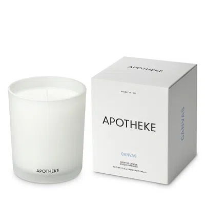 Apotheke Canvas Scented Classic Candle In White