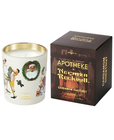Apotheke Cardamom Chestnut Norman Rockwell Scented Candle, 10.5 Oz. In No Color