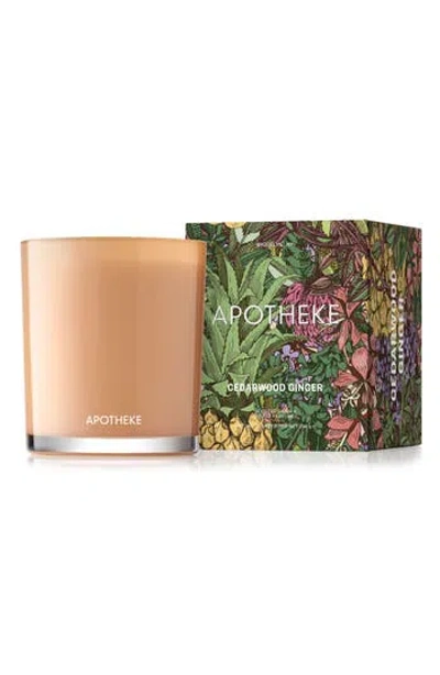 Apotheke Cedarwood Ginger Classic Candle In Neutral