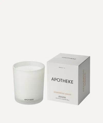 Apotheke Cedarwood Ginger Classic Scented Candle 296g