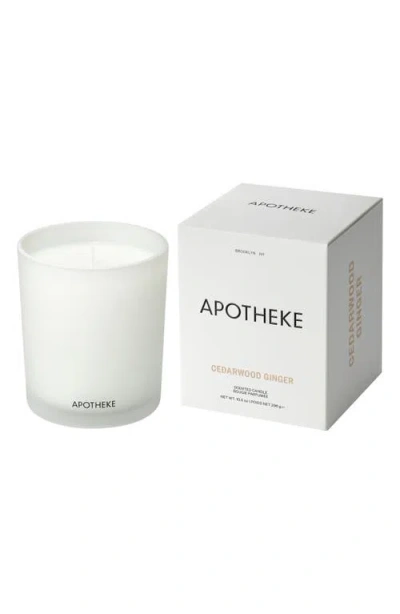 APOTHEKE APOTHEKE CEDARWOOD GINGER CLASSIC SCENTED CANDLE