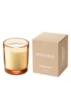 Apotheke Cedarwood Ginger Petite Scented Candle In White