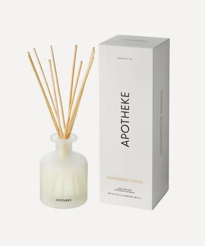 Apotheke Cedarwood Ginger Reed Diffuser 198ml