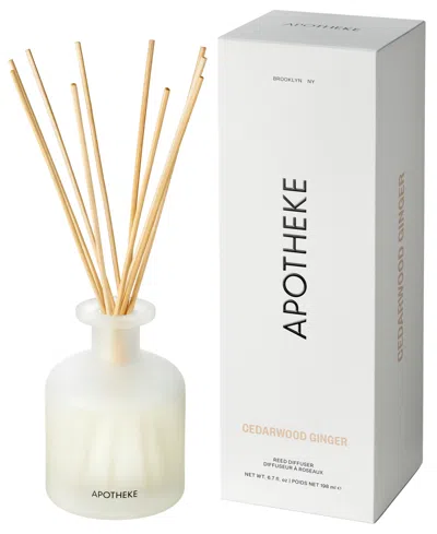 Apotheke Cedarwood Ginger Reed Diffuser, 6.7 Oz. In Multi