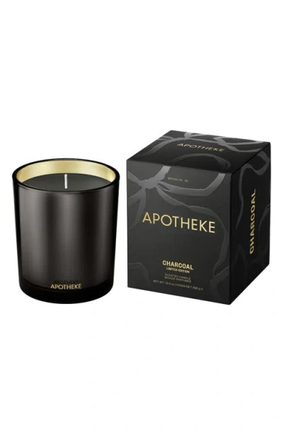 Apotheke Charcoal Classic Scented Candle In Black