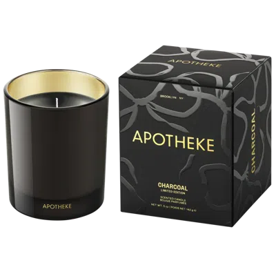 Apotheke Charcoal Limited-edition Specialty Petite Scented Candle In Black
