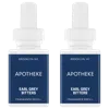 Apotheke Earl Grey Bitters Pura Smart Scent Fragrance Refill, Set Of 2