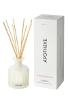 Apotheke Elderflower Sugar Reed Diffuser 6.7 Fl. Oz. In White
