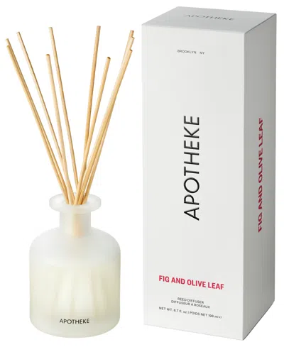 Apotheke Fig And Olive Leaf Reed Diffuser, 6.7 Oz. In Multi
