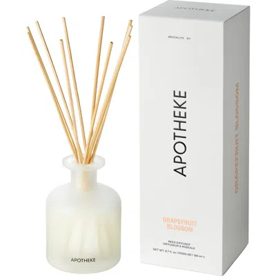 Apotheke Grapefruit Blossom Reed Diffuser In Transparent