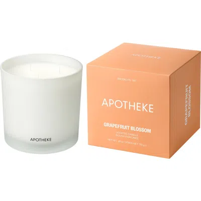 Apotheke Grapefruit Blossom Three-wick Scented Candle In White