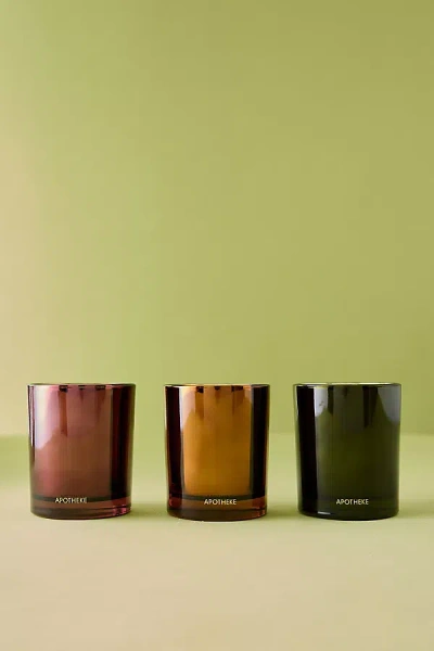 Apotheke Harvest Petite Candle Trio Set In Multi