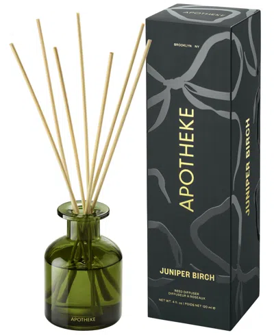 Apotheke Juniper Birch Reed Diffuser, 4 Oz. In Green