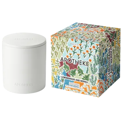 Apotheke Lemongrass And Neroli Specialty 2-wick Scented Concrete Candle