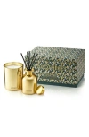 Apotheke Mini Candle & Mini Reed Diffuser Home Fragrance Duo In Gold