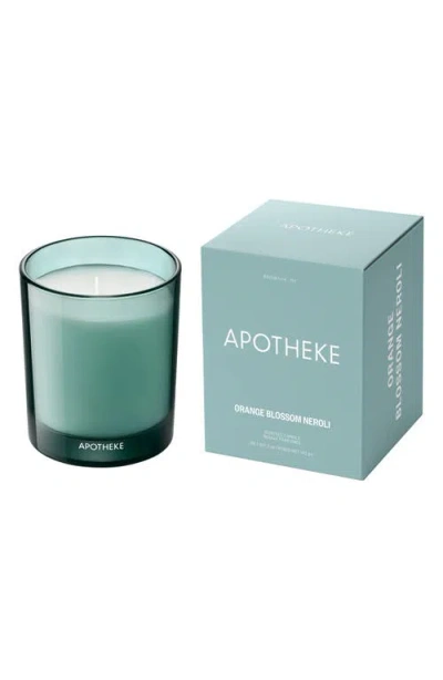 Apotheke Orange Blossom Neroli Candle In Blue