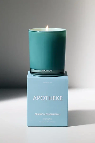 Apotheke Petite 5 oz Scented Candle In Orange Blossom Neroli At Urban Outfitters In Blue