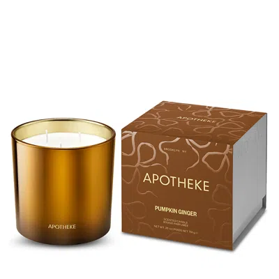 APOTHEKE PUMPKIN GINGER 3 WICK SCENTED CANDLE, 26 OZ.
