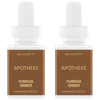 Apotheke Pumpkin Ginger Pura Smart Scent Fragrance Refill, Set Of 2