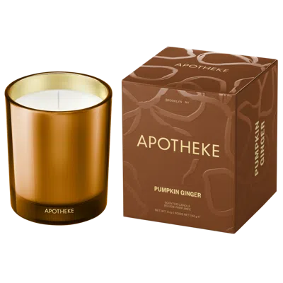 Apotheke Pumpkin Ginger Scented Candle - 5 Oz. Petite Candle In Brown