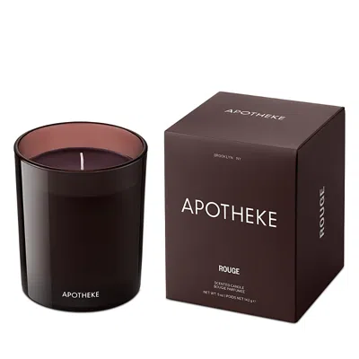 Apotheke Rouge Petite Scented Candle, 5 Oz. In Brown