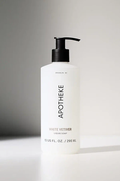 Apotheke Scented Liquid Hand Soap In White Vetiver At Urban Outfitters