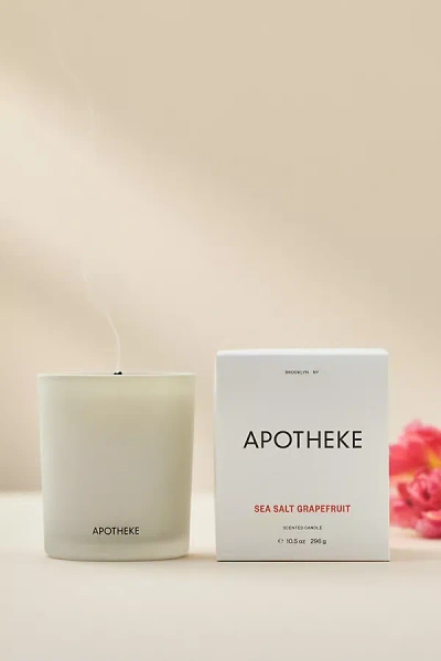 Apotheke Sea Salt Grapefruit Boxed Candle In White