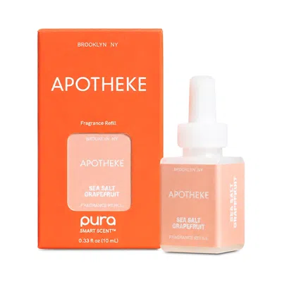 Apotheke Sea Salt Grapefruit Pura Smart Scent Fragrance Refill In Orange