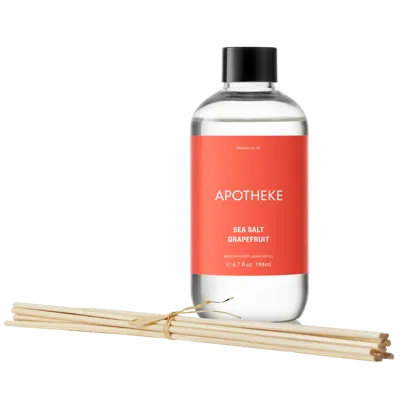 Apotheke Sea Salt Grapefruit Reed Diffuser Liquid Refill