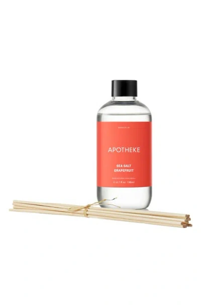 Apotheke Sea Salt Grapefruit Reed Diffuser In Transparent