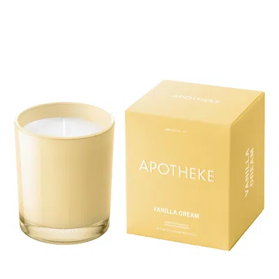 Apotheke Vanilla Cream Petite Candle 5 Oz. In Yellow