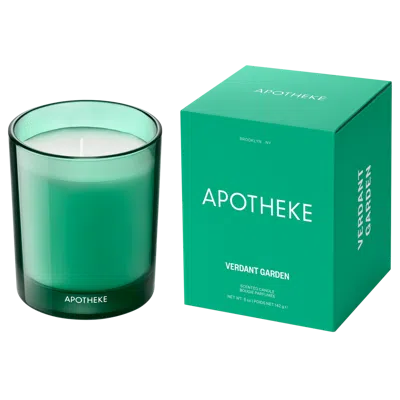 Apotheke Verdant Garden Petite Scented Candle In Green