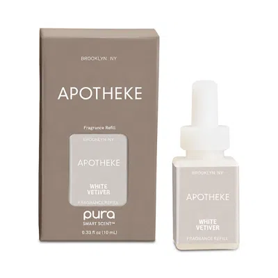 Apotheke White Vetiver Pura Smart Scent Fragrance Refill In Brown