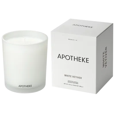 Apotheke White Vetiver Scented Candle - 10.5 Oz. Classic Scented Candle